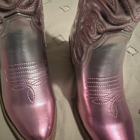 Steve Madden Girl’s Metallic Cowboy Boots, Brand new, size 5 - Picture 6 of 11
